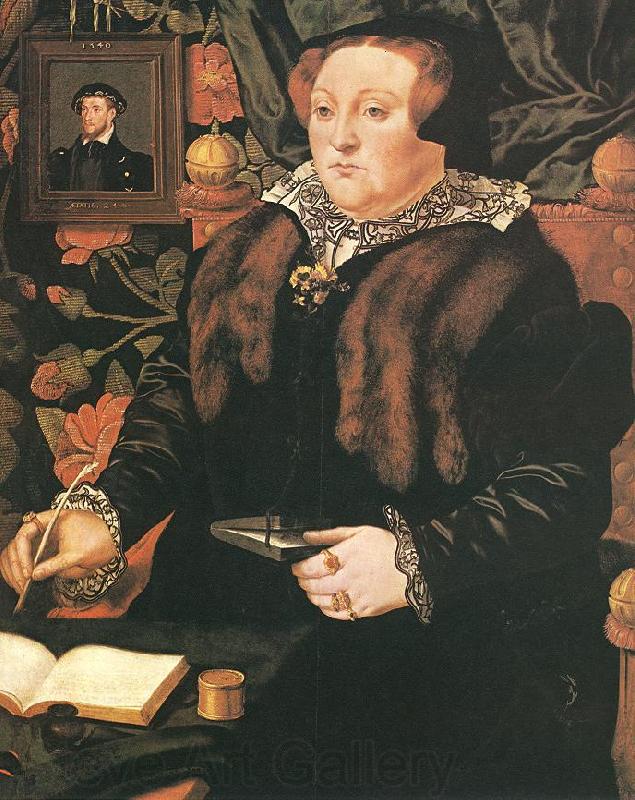 EWORTH, Hans Portrait of Lady Dacre fg